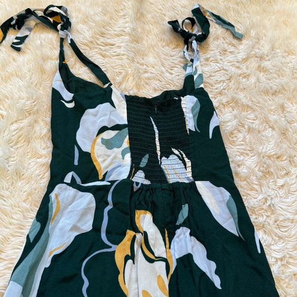 Reformation Green Floral Besse Dress - Size 2 - Picture 6 of 10